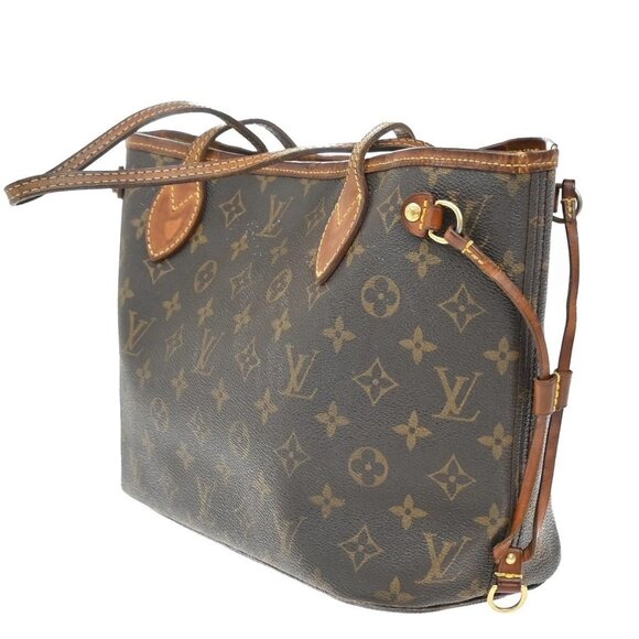 LOUIS VUITTON Neverfull PM Shoulder Tote Bag Monogram Leather BN M40155 18KB189 - Picture 2 of 16